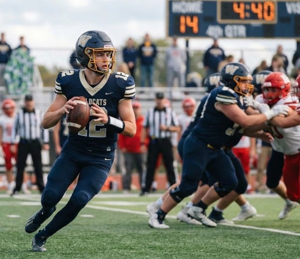 Quarterback in game